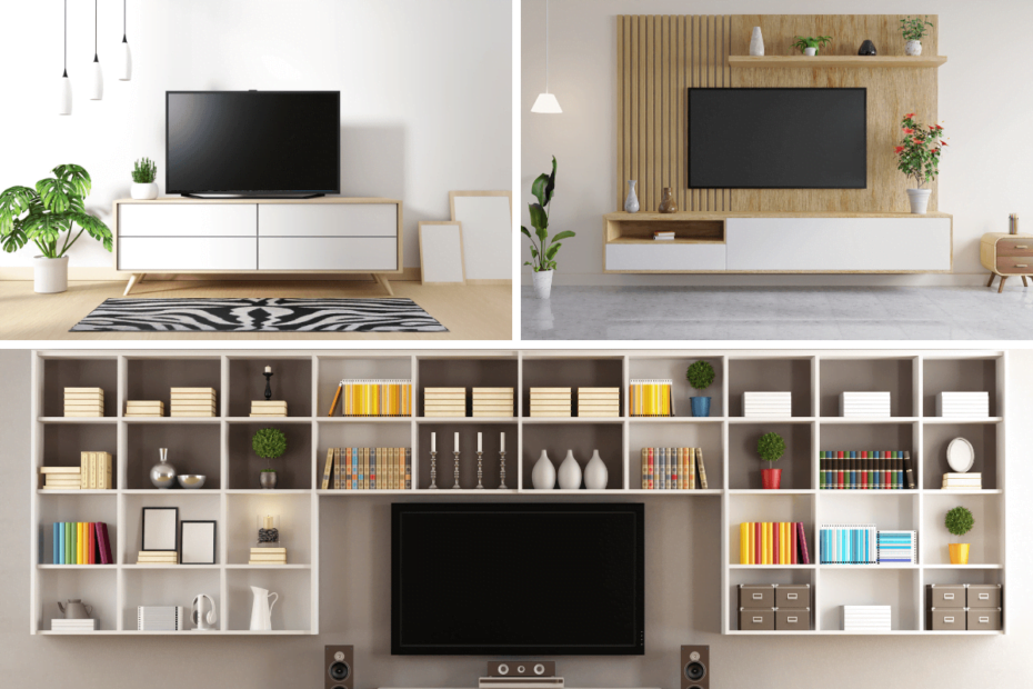 Rack, estante ou painel para TV – O que escolher para sua casa?